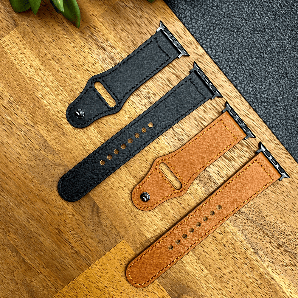 Cinturino in pelle artificiale per Apple Watch