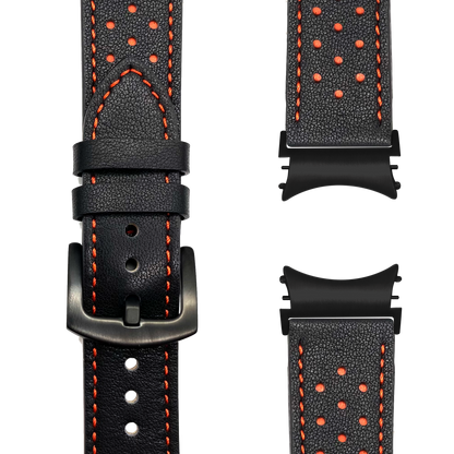 lederarmband samsung gear s3 Lederarmband mit Lochmuster | Armband für Samsung Galaxy Watch | Echtleder Armband