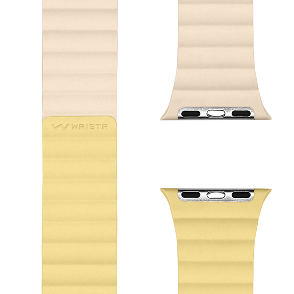 Wristr Apple Watch Armband Silikon Magnet Popcorn / Sand – Verto Wendearmband 49mm/46mm/45mm